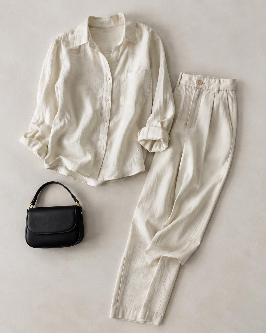 Conjunto feminino em linho